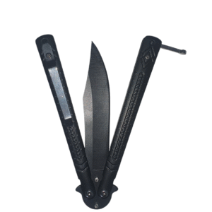 Butterfly Knife Black Roncher