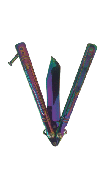 Pearlescent Roncher Butterfly Knife