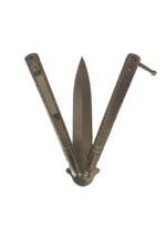 Photoroom-20240911_223636.png Silver Roncher Balisong Knife