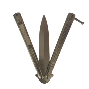 Silver Roncher Balisong Knife