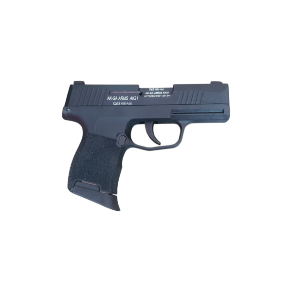 Aksa Ak21 Black 9mm Pepper Blank Gun