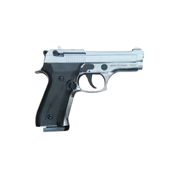 Photoroom-20241229_154243 (5) (17) Ekol F92 Firat Compact Shiny Chrome 9mm Pepper Blank Gun