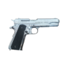 Photoroom-20241229_154243 (5) (22) Aksa Ak1911 Shiny Chrome / Black 9mm Pepper Blank Pistol