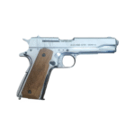 Photoroom-20241229_154243 (5) (24) Aksa Ak1911 Shiny Chrome/ Walnut 9mm Pepper Blank Gun