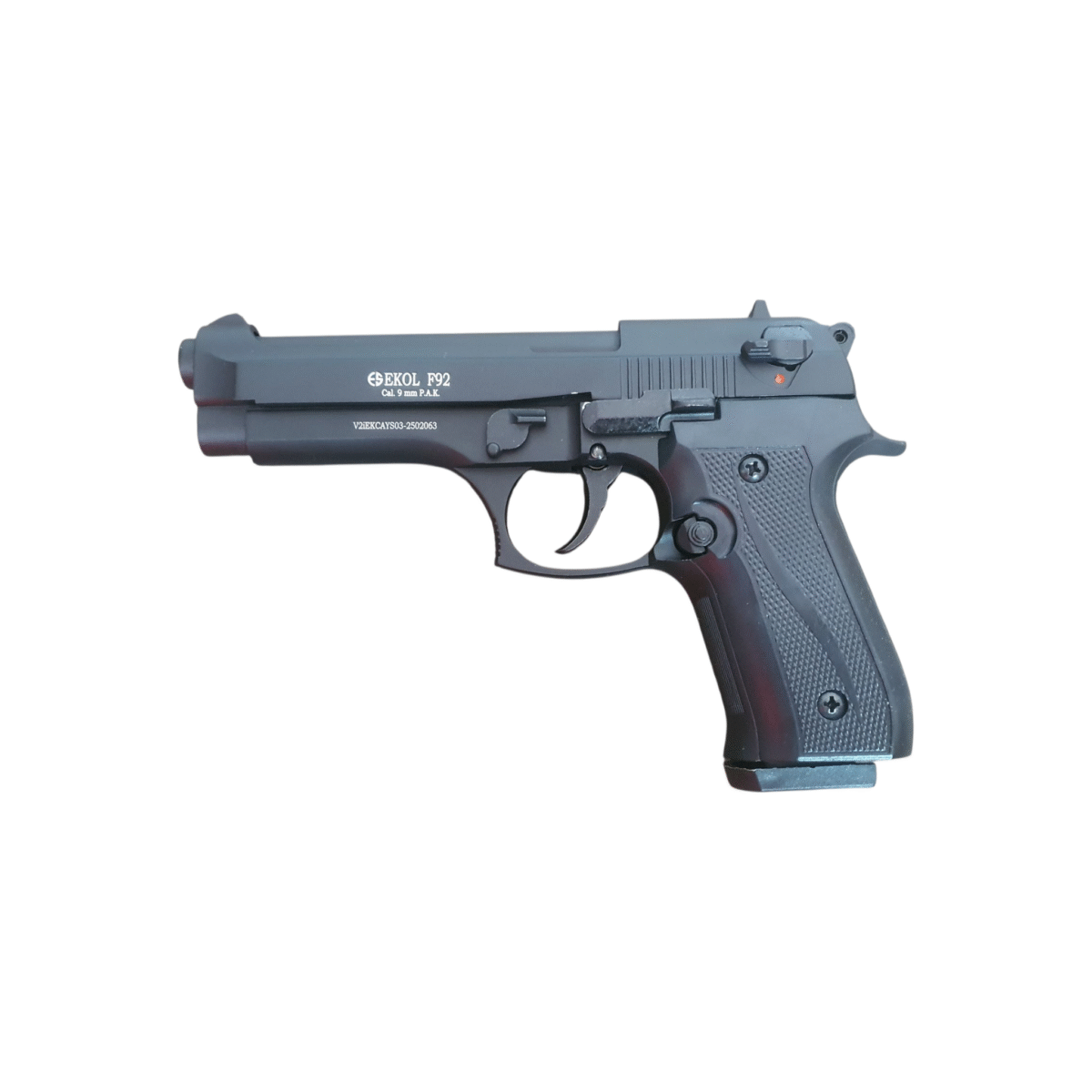 Ekol F92 Firat Magnum Black 9mm Pepper Blank Pistol