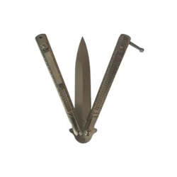 Silver Roncher Balisong Knife