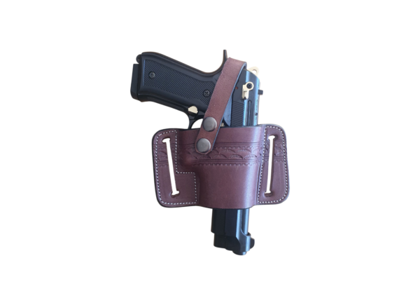 Photoroom-20250531_012501.png Brown Bikini Leather Holster OWB RH