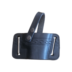 Black Bikini Leather Holster OWB RH