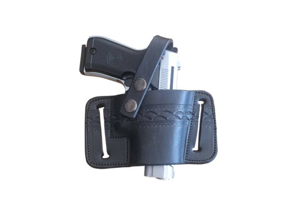 Black Bikini Leather Holster OWB RH