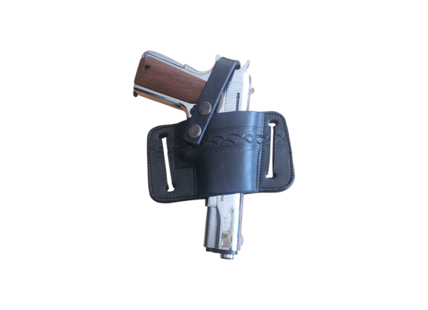 Black Bikini Leather Holster OWB RH