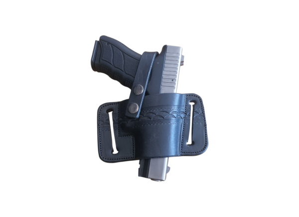 Black Bikini Leather Holster OWB RH