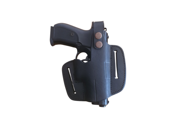 Black Bikini Leather Holster OWB RH/LH