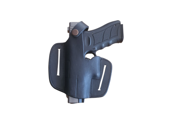 Black Bikini Leather Holster OWB RH/LH