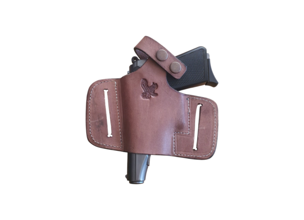 Photoroom-20250603_131148.png Brown Bikini Leather Holster OWB RH/LH