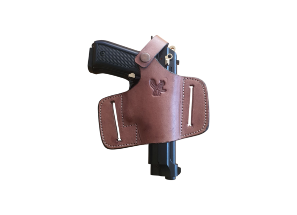 Photoroom-20250603_131241.png Brown Bikini Leather Holster OWB RH/LH