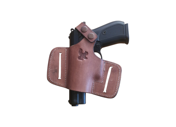 Photoroom-20250603_131332.png Brown Bikini Leather Holster OWB RH/LH