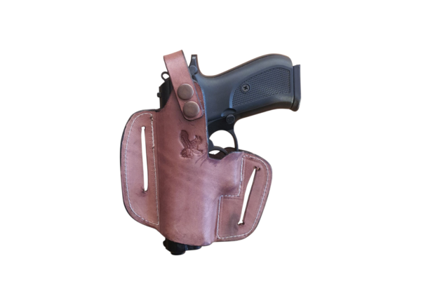 Photoroom-20250603_160023.png Brown Bikini Leather Holster OWB RH /LH