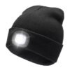 LED Beanie Hat Rechargeable Waterproof Tactical Light White Red LED