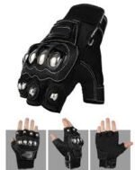 Tactical Fingerless Metal Knuckle Gloves
