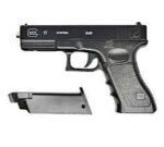 Full Metal Airsoft Pistol C.15A Glock 17 Style Alloy 6mm BB Gun
