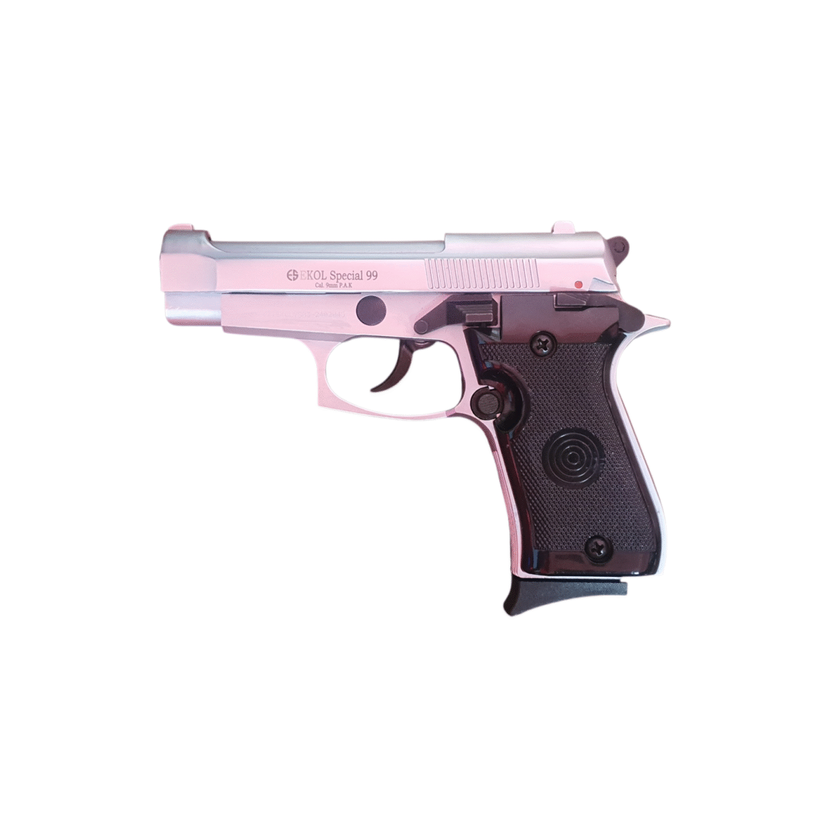 Ekol Special 99 Matte Chrome 9mm Pepper Blank Pistol
