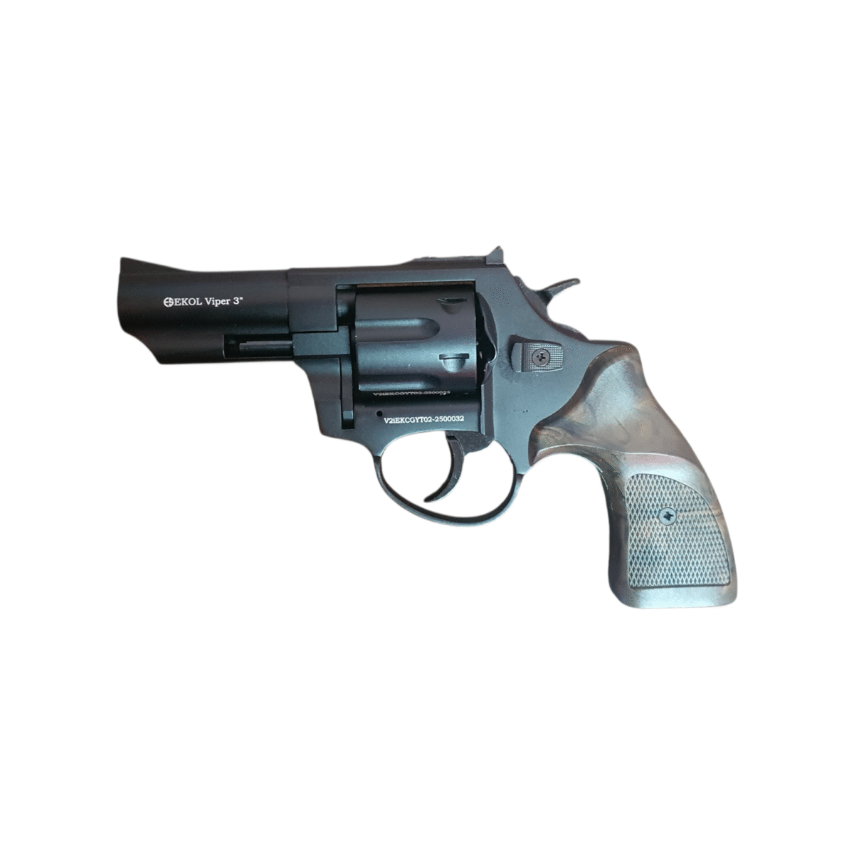 Ekol Viper 3” Black 9mm Pepper Blank Revolver
