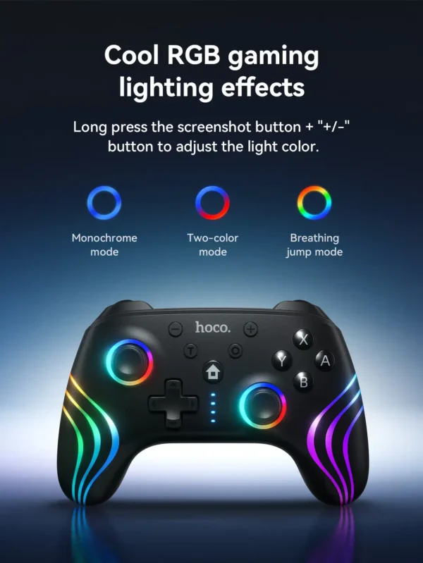 9716007315b7c75820f5cb6d7ece383a.jpg_2200x2200q80.jpg_ Hoco GA2 Unicorn Wireless Controller (Switch & PC) Multi-Function