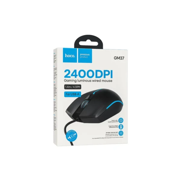 Photoroom-20241229_154243-Photoroom - 2026-04-22T010724.128 Hoco GM37 Luminous 4-Step 2400 DPI Wired Gaming Mouse