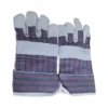 Candy Stripe Leather Rigger Gloves - 4 Pack