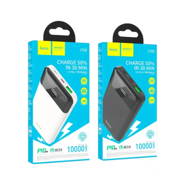 Photoroom-20241229_154243-Photoroom (97) Hoco J102 10000mAh PD20W Fast Charge Power Bank