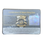 Blank Gun Licence Card