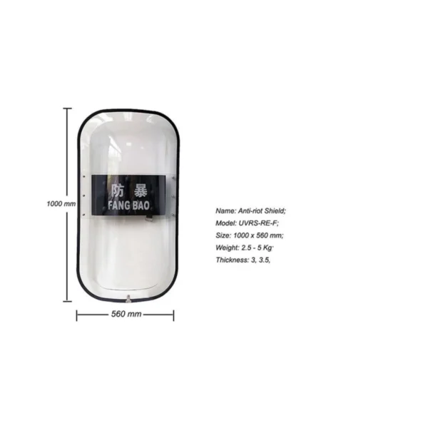Anti-Riot Shield UVRS-RE-F