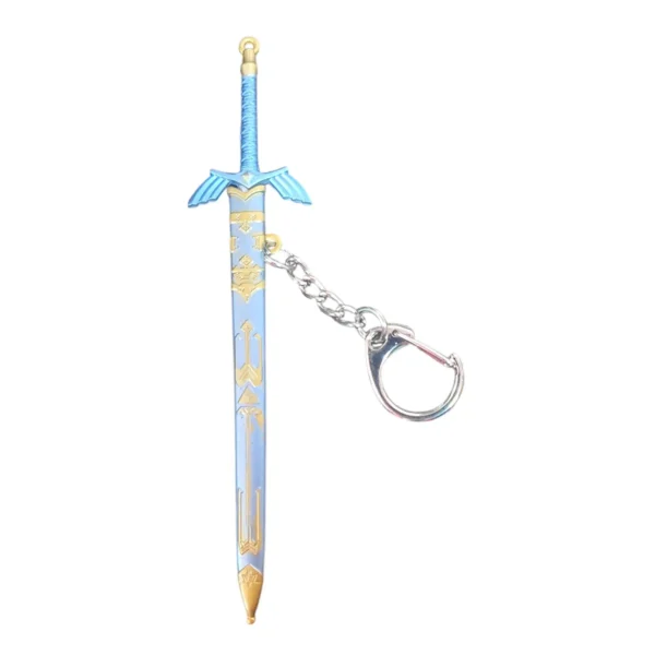 SA Provincial Service Products-Photoroom (10) Sapphire-Sentinel Double-Edge Keychain Sword Miniature Blade Desk Accessory