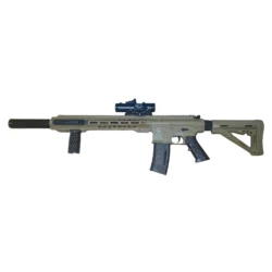 Electric Extended AR15 FDE Gel Blaster Rifle Combo