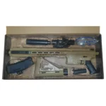 Electric Extended AR15 FDE Gel Blaster Rifle Combo