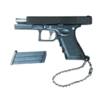 Glock 19 Gun Keychain Tactical Black