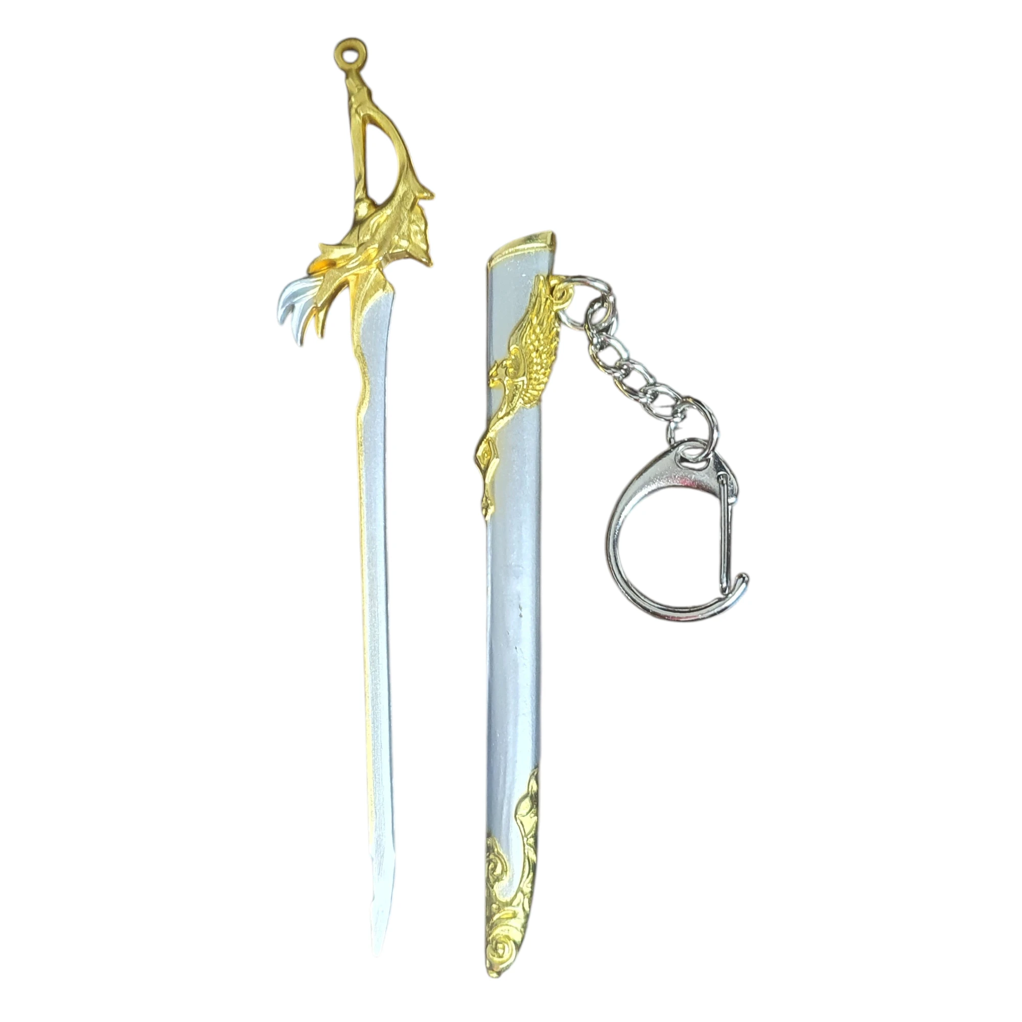 Celestial Sovereign Single-Edge Keychain Sword
