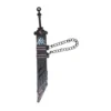 Frost-Vein Single-Edge Keychain Sword Miniature Sword Replica