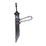 Frost-Vein Single-Edge Keychain Sword Miniature Sword Replica