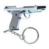SA Provincial Service Products-Photoroom (45) Beretta 92 Gun Keychain - Polished Silver