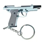 SA Provincial Service Products-Photoroom (45) Beretta 92 Gun Keychain - Polished Silver