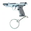 SA Provincial Service Products-Photoroom (46) Beretta 92 Gun Keychain - Polished Silver