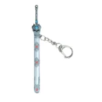 Silver-Sovereign Double-Edge Keychain Sword Miniature Armory Piece