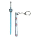 Silver-Sovereign Double-Edge Keychain Sword Miniature Armory Piece