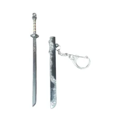 Tsunami-Edge Single-Edge Keychain Sword Miniature Sword Figurine