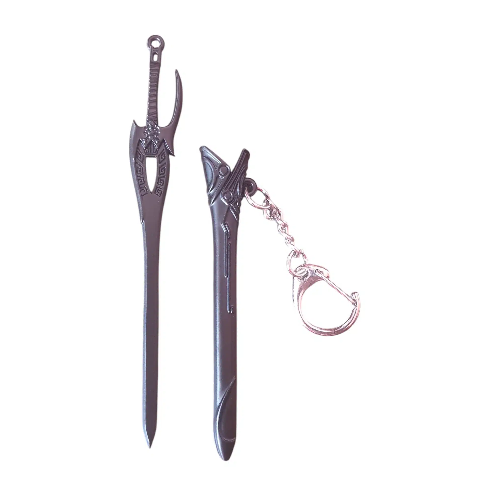 Ancient-Relic Double-Edge Keychain Sword Miniature Sword Curio