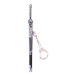Azure-Dynasty Double-Edge Keychain Sword Miniature Jian Collectible