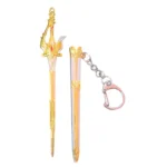 Onyx-Eclipse Double-Edge Keychain Sword Miniature Sword Trinket
