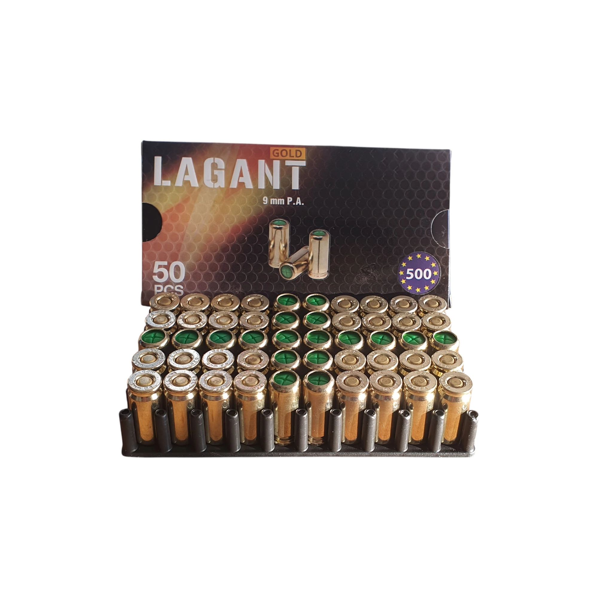 Lagant Gold 9mm PAK Blank Bullets