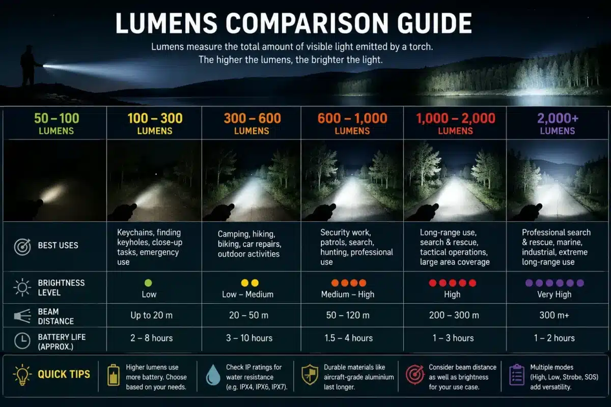 Lumens Comparison Guide